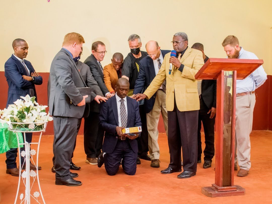 A gathering for pastoral ordination